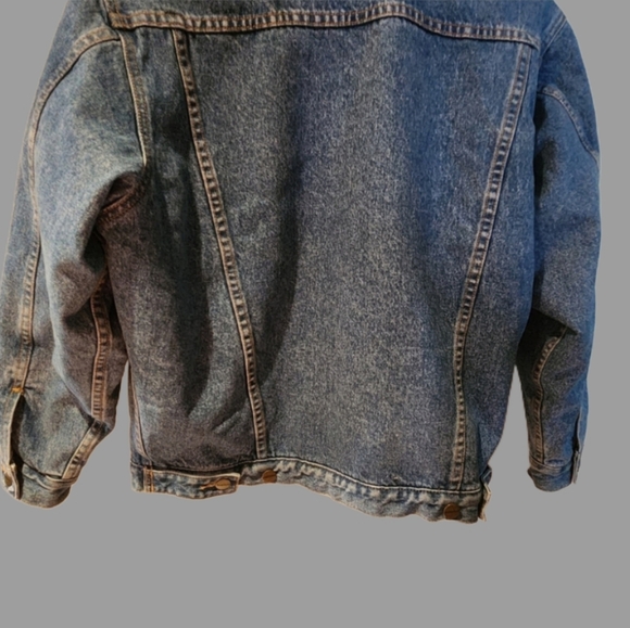 Vintage Giordano Blues Jean Sherpa Mens Xs, Womens Medium EUC Cotton - Picture 9 of 12